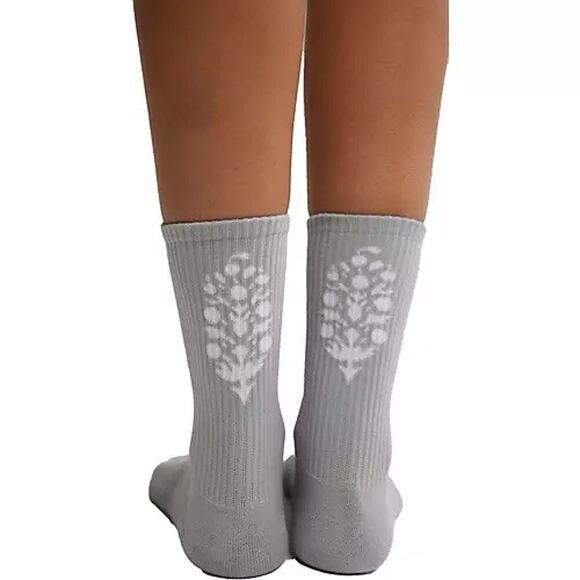NWT Free People Movement X Lucky Honey Tube Socks | One Size Gray - Picture 1 of 6